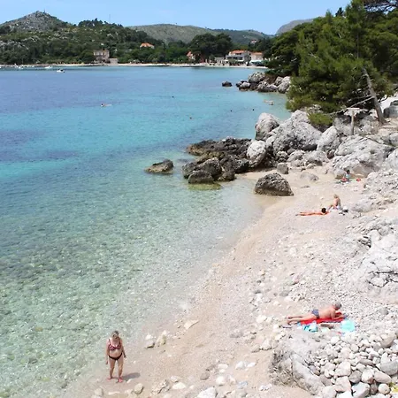 Family Friendly With A Swimming Pool Mlini, Dubrovnik - 8579 דירה