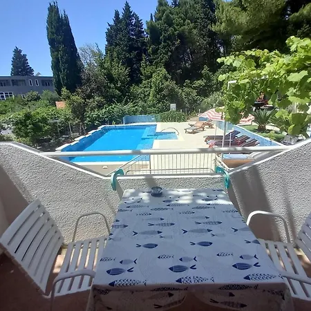 Family Friendly With A Swimming Pool Mlini, Dubrovnik - 8579 * 米利尼